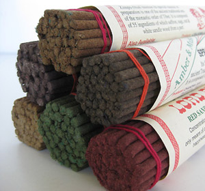 Fresh natural herbal Tibetan incense sticks