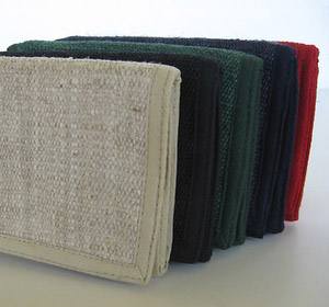 Strong and durable Hemp Wallets from Hither and Yon
