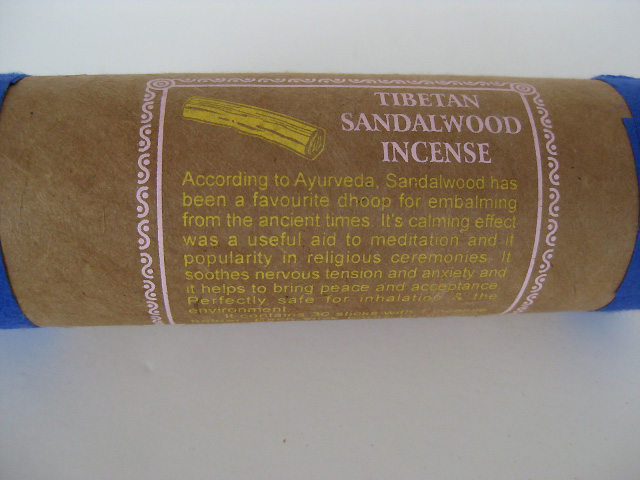   Sandalwood Incense Soothing Calming Ayurvedic Healing Scent